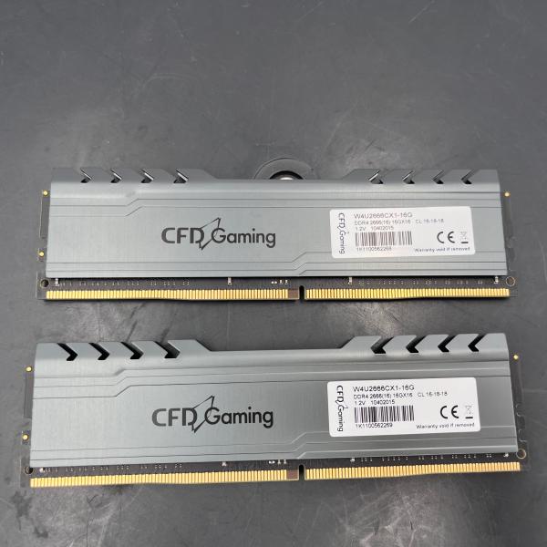 ★動作確認済み★ CFD Gaming W4U2666CX1-16G 2個セット 中古 メモリ (Y...