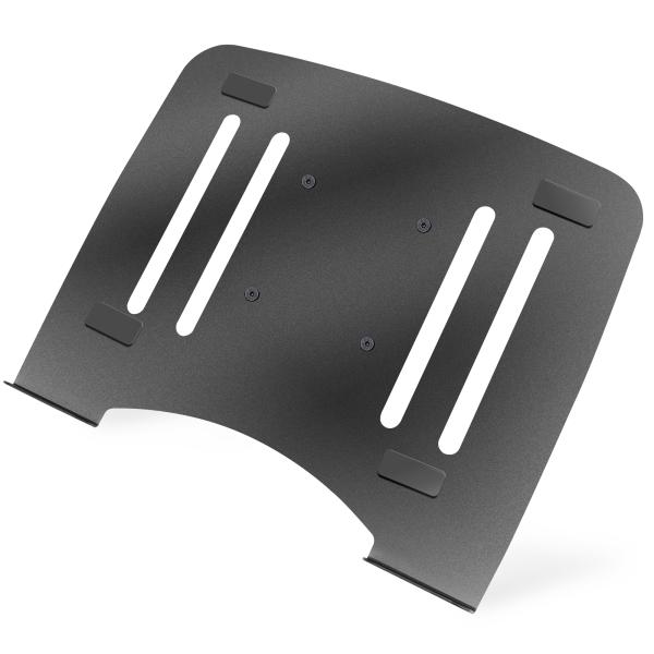 ノートパソコントレイ 10-15型対応 つまみネジ 取付簡単 滑り止めパッド付き モニターアーム専用...