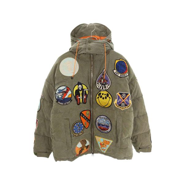 レディメイド サイズ:3 RE-CO-KH-00-00-131 ダブルネームパッチ刺繍ダウンジャケッ...