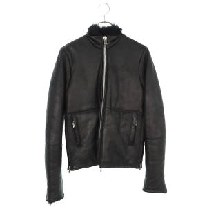 クロムハーツ Chrome Hearts PRFCT LTHR SHRLNG パーフェクトレザーシャーリングムートン サイズ:S ライダースレザージャケット 中古 SJ02｜rinkan