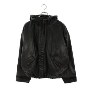 シュプリーム マリテフランソワジルボー サイズ:S 25SS フーデッドフライトボンバーレザージャケット 中古 SB01