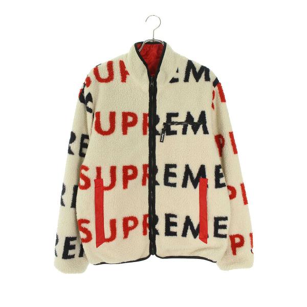 シュプリーム SUPREME 18AW Reversible Logo Fleece Jacket ...