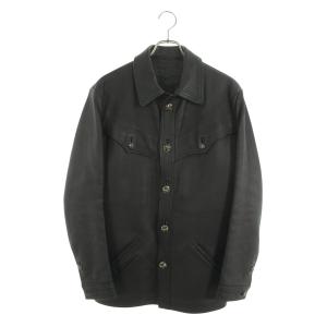 クロムハーツ ブルゾン サイズ:M HUNTING JACKET ハンティング クロウボタンレザージャケットブルゾン 中古 OS06