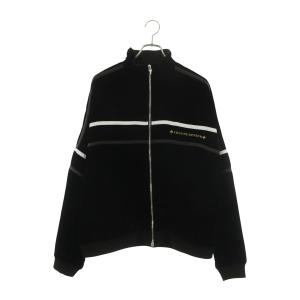 クロムハーツ ブルゾン サイズ:L VELVET TRACKSUIT JACKET ロゴ刺繍ベロアトラックジップブルゾン 中古 SS07