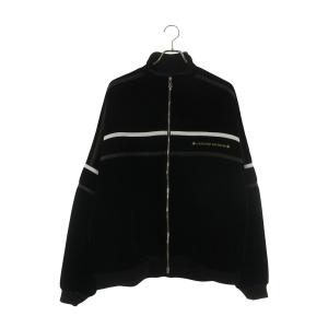 クロムハーツ ブルゾン サイズ:XL VELVET TRACKSUIT JACKET ロゴ刺繍ベロアトラックジップブルゾン 中古 FK04