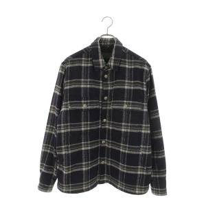 クロムハーツ サイズ:M WORK DOG ワークドッグ クロスボールボタンチェック柄シャツジャケットブルゾン 中古 SJ02