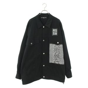 ラフシモンズ RAF SIMONS 21SS ARCHIVE REDUX A01-705 サイズ:S JOY DIVISION オーバーサイズデニムジャケット 中古 FK04