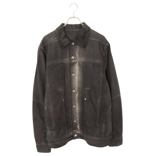リックオウエンス サイズ:46 RR01D3704DK LODOワーカーデニムジャケット 新古品 S...