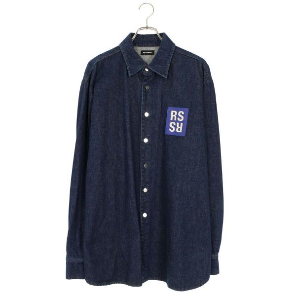 ラフシモンズ サイズ:M 21AW 212-M242 RSパッチデニムジャケット 中古 SB01