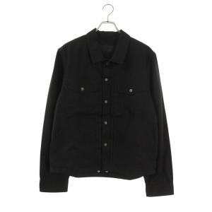 クロムハーツ サイズ:M WHIPLASH FRBC クロスボールボタンオイル加工デニムジャケット 中古 SS13