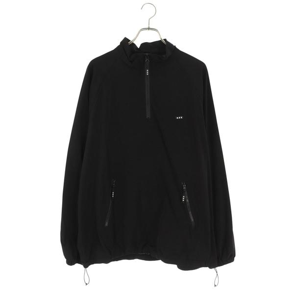 ゴッドセレクショントリプルエックス サイズ:XL ロゴワッペンハーフジップナイロンブルゾン 中古 B...