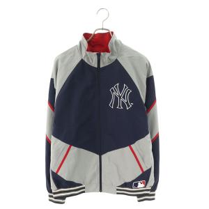 シュプリーム サイズ:L New York Yankees Track Jacket ヤンキーストラックジャケットブルゾン 中古 OM10