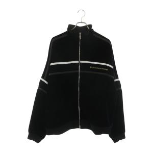 クロムハーツ ブルゾン サイズ:XL VELVET TRACKSUIT JACKET ロゴ刺繍ベロアトラックジップブルゾン 中古 SJ02