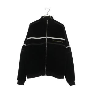 クロムハーツ ブルゾン サイズ:L VELVET TRACKSUIT JACKET ロゴ刺繍ベロアトラックジップブルゾン 中古 OK15