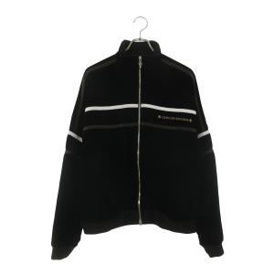 クロムハーツ ブルゾン サイズ:M VELVET TRACKSUIT JACKET ロゴ刺繍ベロアトラックジップブルゾン 中古 OS06