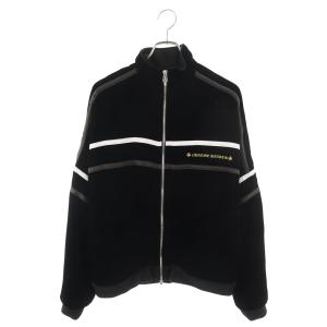 クロムハーツ サイズ:M VELVET TRACKSUIT JACKET ロゴ刺繍ベロアトラックジップブルゾン 中古 OK15