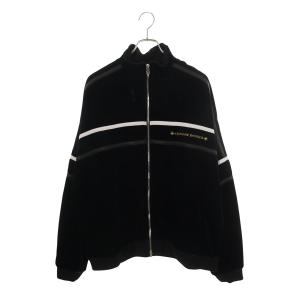 クロムハーツ サイズ:XL VELVET TRACKSUIT JACKET ロゴ刺繍ベロアトラックジップブルゾン 中古 SS07