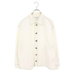 ボッテガヴェネタ サイズ:48  687766 VF4T0 カラーステッチ長袖シャツ 中古 BS99 BOTTEGA VENETA（ボッテガ・ヴェネタ） サイズ:48 687766 VF4T0 カラー