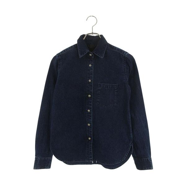 クロムハーツ 長袖シャツ サイズ:XS LOOSEENDS LS ルーズエンド 袖クロスパッチクロス...