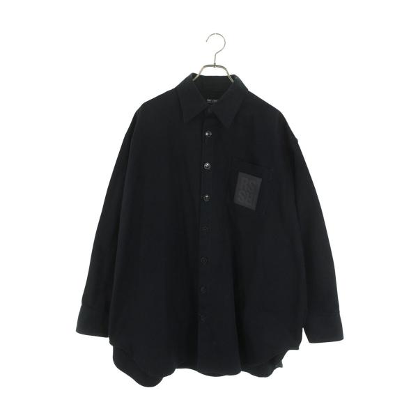 ラフシモンズ サイズ:XS 23SS 231-M243 RSパッチデニム長袖シャツ 中古 SB01