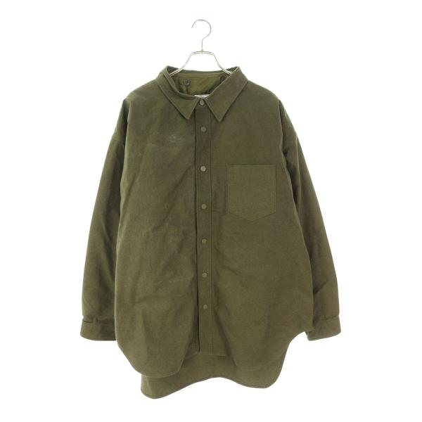 レディメイド サイズ:M OVERSIZE SHIRT ライナー付きバックロゴ長袖シャツ 中古 SB...