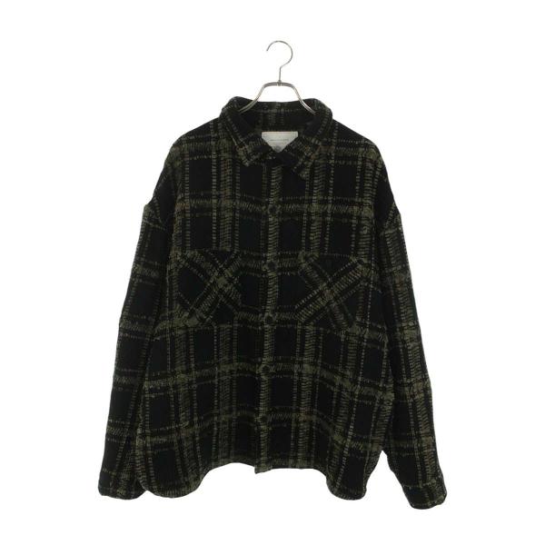 レディメイド サイズ:4 RE-TW-KH-00-00-218 TWEED SHIRT ツイードチェ...