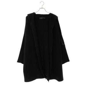 クロムハーツ カーディガン サイズ:SML/MED TAKE THE CANNOLI ハラコクロスパッチフードニットカーディガン 中古 SJ02