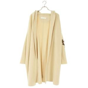 クロムハーツ カーディガン サイズ:LRG/XL MON TUES THURS ハラコパッチラベル付きコットンガウンロングカーディガン 中古 SS07