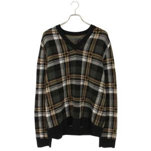 CHROME HEARTS（クロムハーツ） ニット サイズ:M 袖ロゴ刺繍カシミア