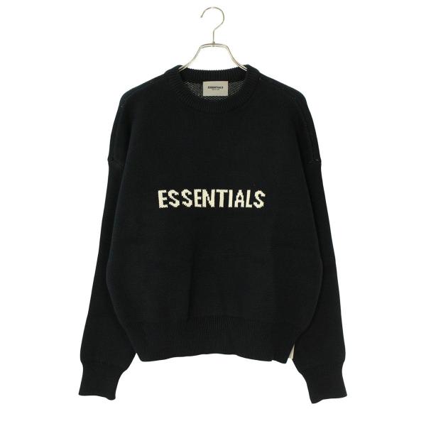 フォグ サイズ:XS ESSENTIALS ロゴクルーネックニット 中古 BS55