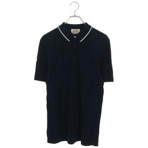エルメス サイズ:XS サドルステッチHロゴ刺繍ポケット半袖ポロシャツ 中古 BS99