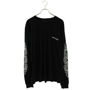 クロムハーツ Chrome Hearts CH L/S LTD サイズ:XL アスペン限定スクロールバックプリント長袖カットソー 中古 SJ02｜rinkan