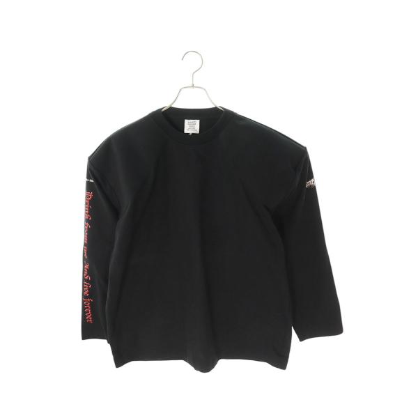 ヴェトモン 16AW WF17TP5 サイズ:L TFDトータルファッキンダークネス肩パッド入り長袖...