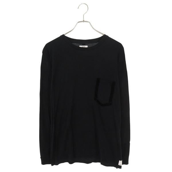 ビズビム サイズ:L ベロアテープ装飾長袖カットソー 中古 BS99