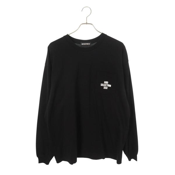 ゴッドセレクショントリプルエックス サイズ:L ロゴプリントポケット長袖カットソー 中古 BS99