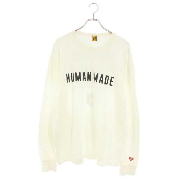 ヒューマンメイド サイズ:2XL ロゴプリント長袖カットソー 中古 FK04