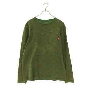 ステューシー サイズ:M ボーダー長袖カットソー 中古 BS99