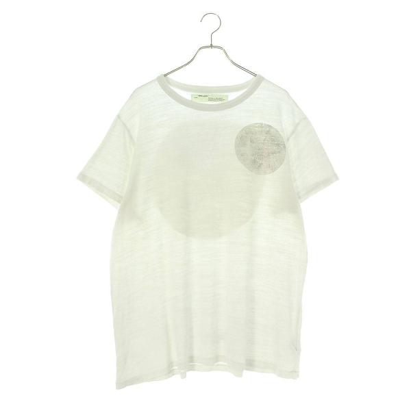 オフホワイト OFF-WHITE 17SS サイズ:S バックプリントTシャツ 中古 OM10