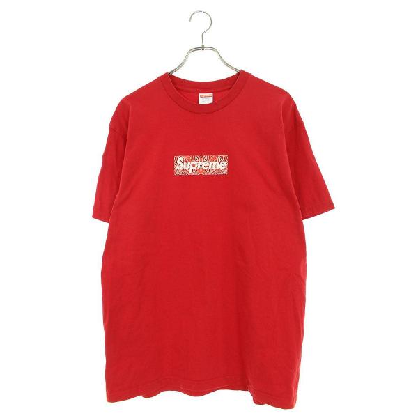 シュプリーム SUPREME 19AW Bandana Box Logo Tee サイズ:L バンダ...