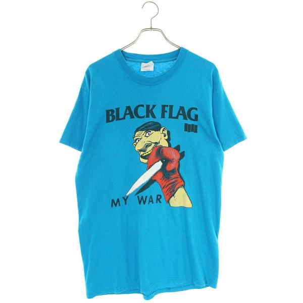 ヴィンテージ Tシャツ BLACK FLAG プリントデザインTシャツ 中古 BS55