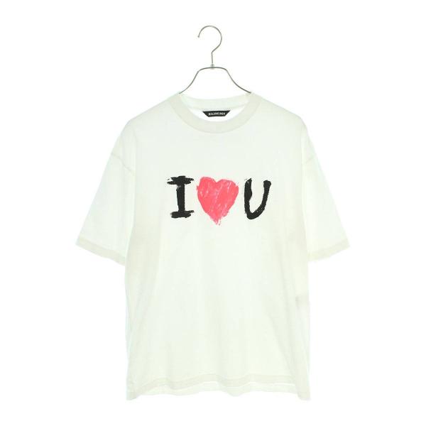 バレンシアガ BALENCIAGA 21SS 612966 TJVL5 サイズ:XS I LOVE ...