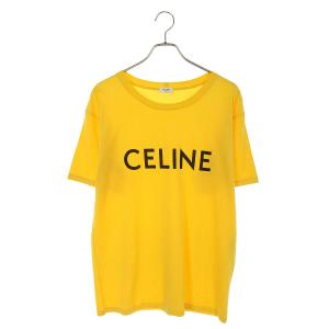 セリーヌバイエディスリマン CELINE by Hedi Slimane 2X681671Q サイズ:S ロゴプリントルーズフィットTシャツ 中古 OM10