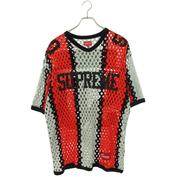 シュプリーム SUPREME 23SS Crochet Football Jersey サイズ:M ...