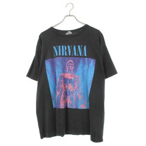 ヴィンテージ VINTAGE NIRVANA/ニルヴァーナ サイズ:XL SLIVERプリントTシャツ 中古 SB01｜rinkan