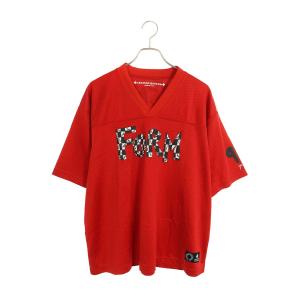 クロムハーツ Chrome Hearts PPO FORM TEAM MESH WARM UP JERSEY TEE サイズ:L MATTY BOYプリントメッシュTシャツ 中古 SJ02｜rinkan