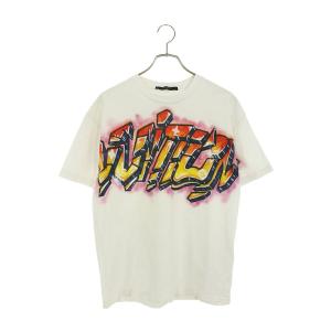 ルイヴィトン LOUISVUITTON 22SS RM221 DT3 HMY60W サイズ:S グラフィットロゴプリントTシャツ 中古 SS13｜rinkan