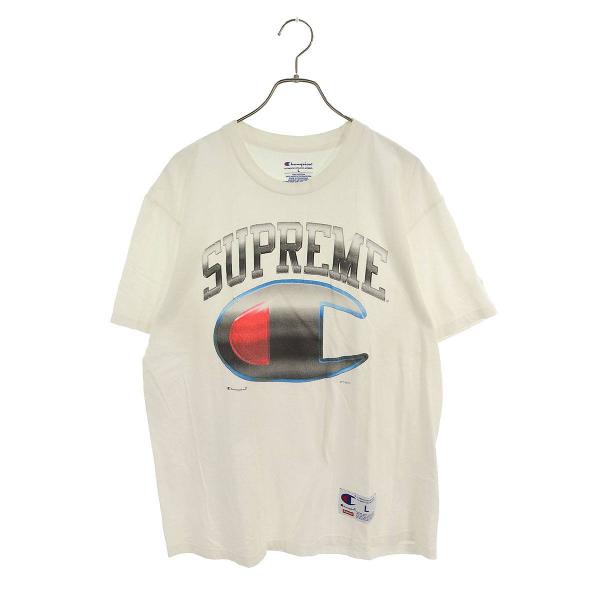 シュプリーム SUPREME チャンピオン 19SS Chrome S/S Tee サイズ:L クロ...