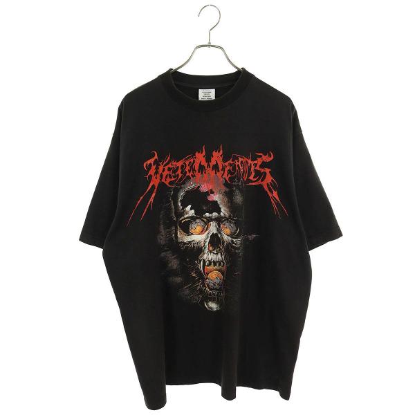 ヴェトモン VETEMENTS 17AW OVERSIZED HEAVY METAL PRINT T...