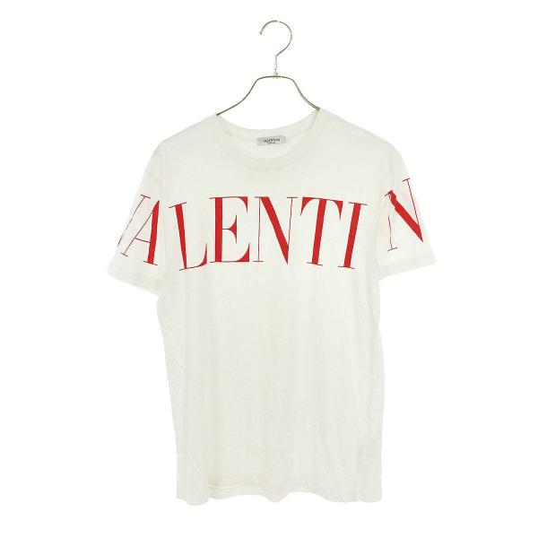 ヴァレンティノ VALENTINO UV3MG03B5FN サイズ:M VLTNロゴプリントTシャツ...