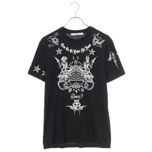 ジバンシィ GIVENCHY 17S7349651 サイズ:XS グラフィックプリントTシャツ 中古...